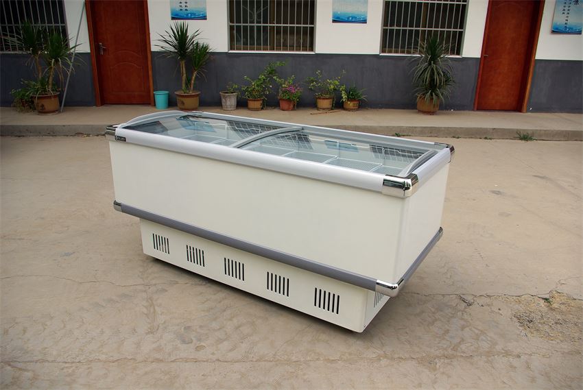 Mini Top Open Sliding Flat Door chest Freezer