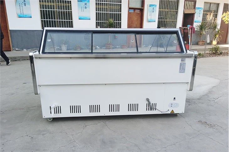 Glass Static Cooling Food Display Cooler