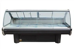 Arc Glass Air Cooling Food Showcase Cooler